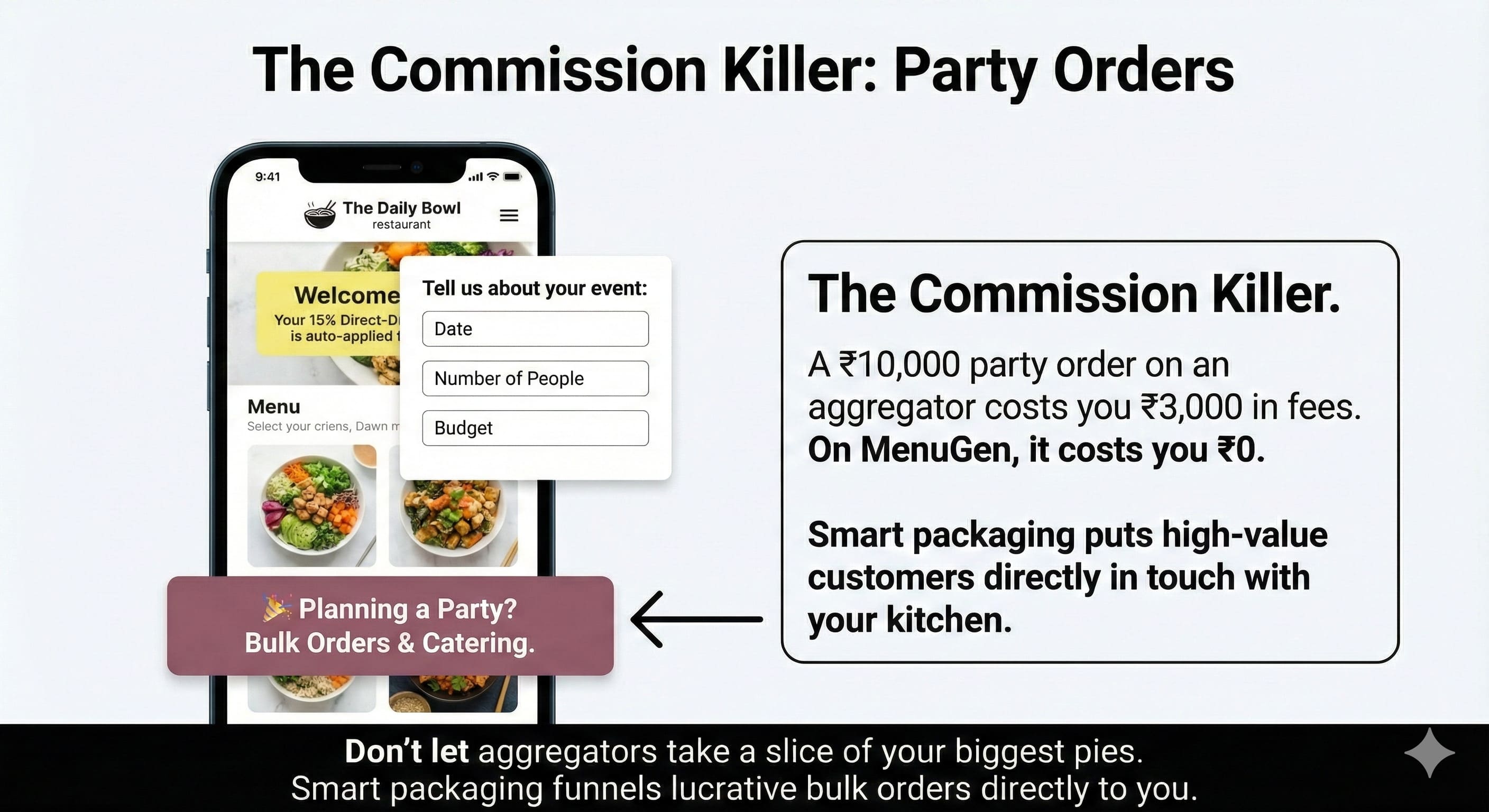 Party Order App Feature